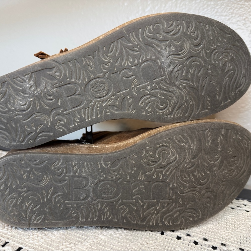 Born Women’s Vaughn Brown Suede Ankle Boots - Picture 6 of 6